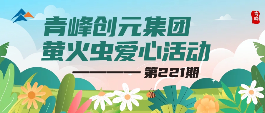 匯聚龍城愛心 潤澤隴西學子——青峰創元集團螢火蟲愛心活動第221期報道